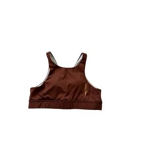 Whitney Simmons‎ Rust Color O-Ring Sports Bra Size M Gymshark Collab